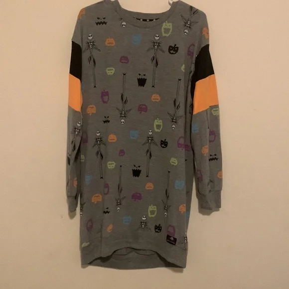 Disney The Nightmare Before Christmas Soft Nightgown SZ M - Picture 2 of 5